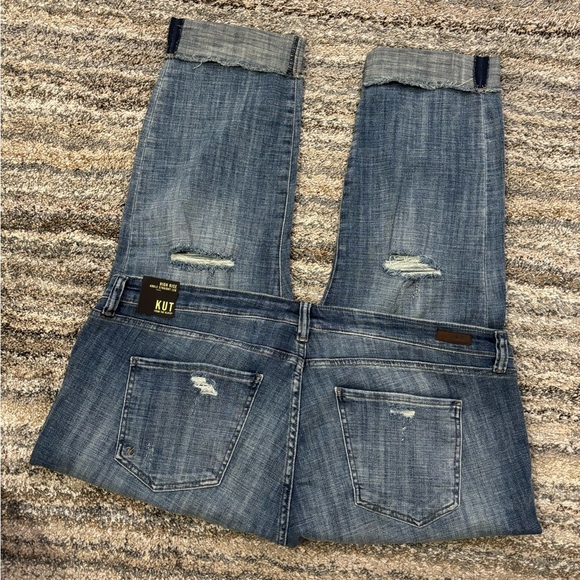 KUT From The Kloth High Rise Ankle Straight Leg Jeans Sz 24W NWT | KUT Jeans * - Picture 9 of 14